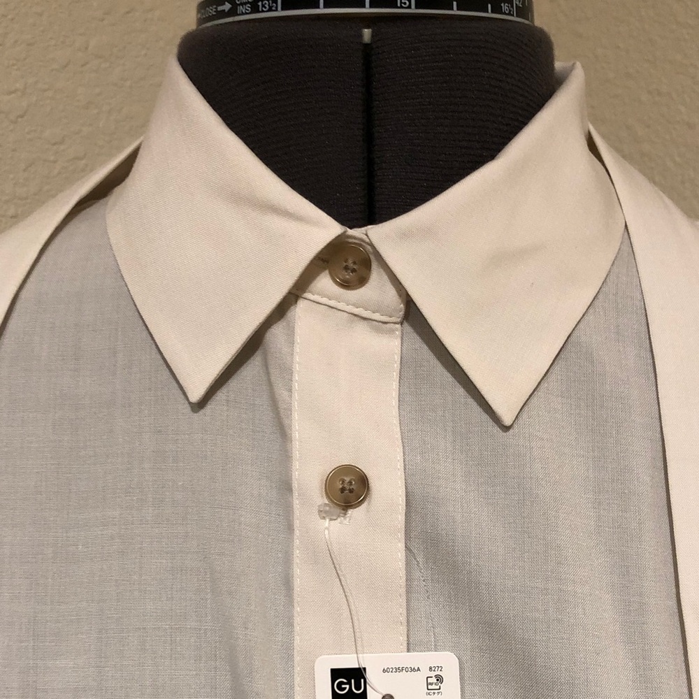 Elegant Cream Bow Tie Blouse - Picture 6 of 16